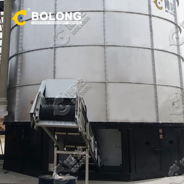 poultry manure fermentation vessel